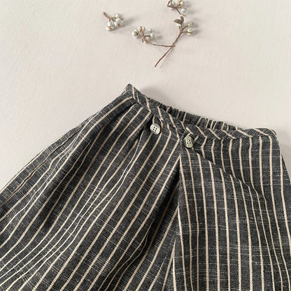 Linen Striped Pants