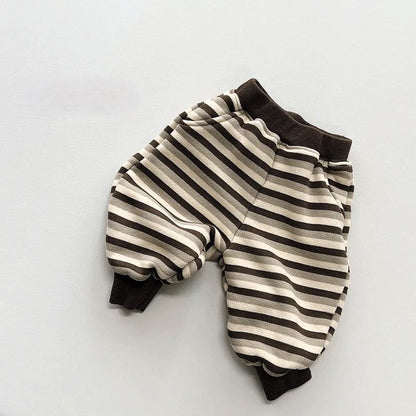 Striped Fleece Sweatpants