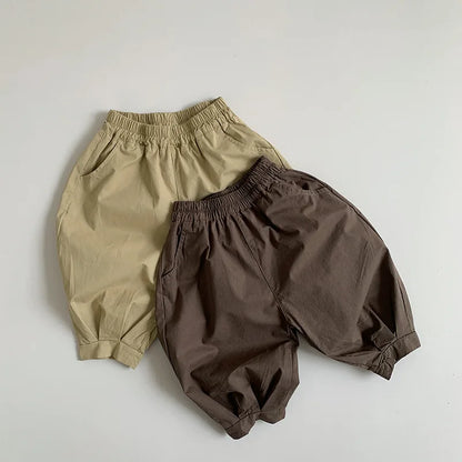 Thin Cotton Wide Leg Pants