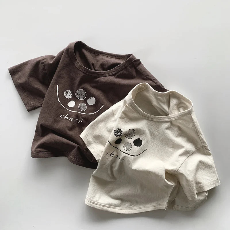 Chart Dotted Print T-Shirt