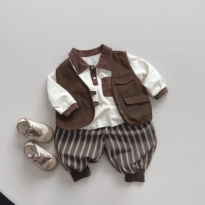 Thick Cotton Stripped Pants