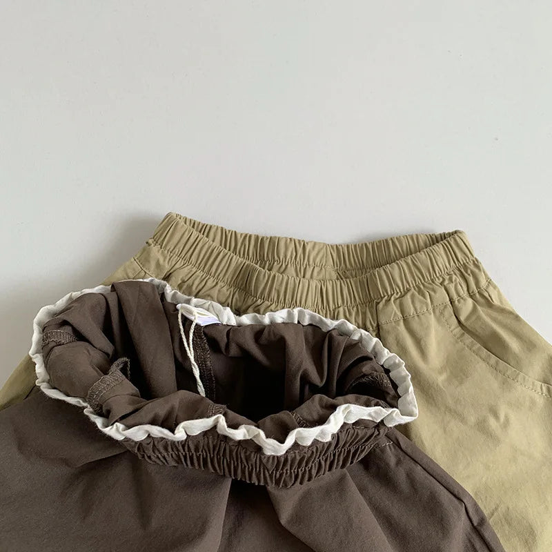 Thin Cotton Wide Leg Pants