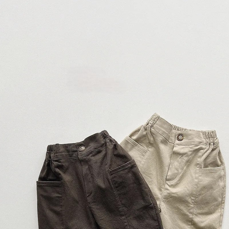 Spliced Straight Pants