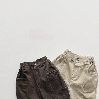 Spliced Straight Pants