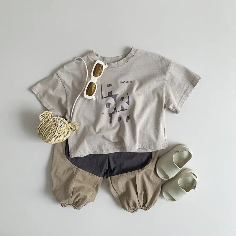 2-Colour Cotton Pants