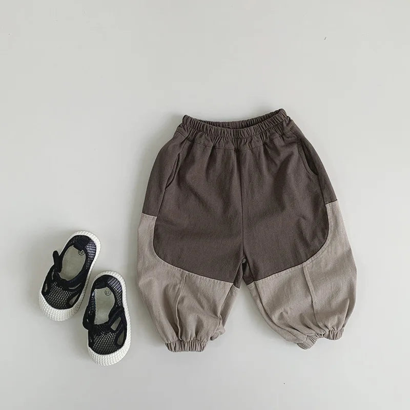 2-Colour Cotton Pants