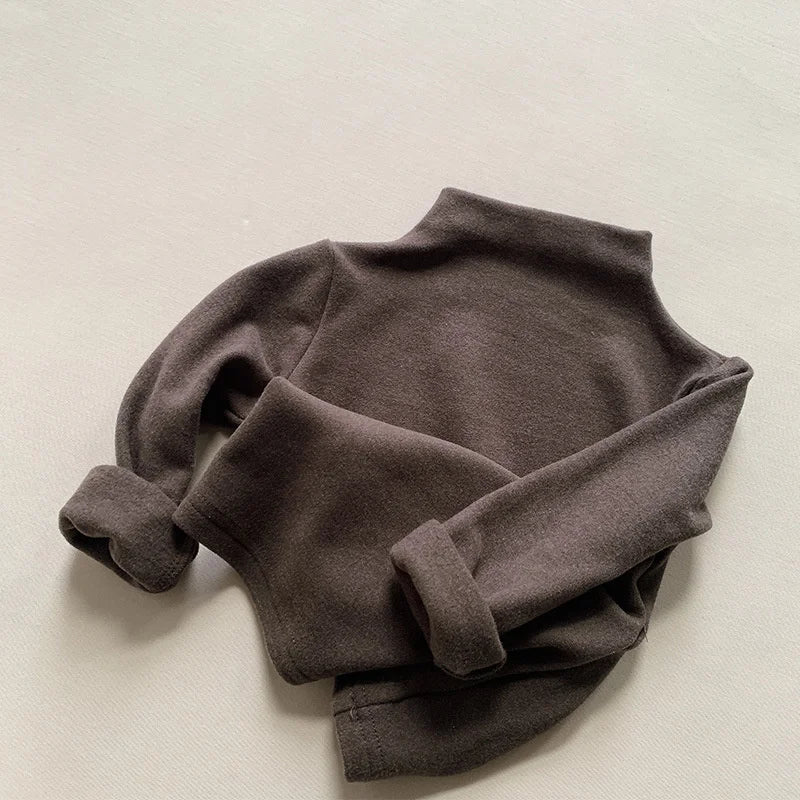 Warm Turtleneck Long Sleeve Soft Top