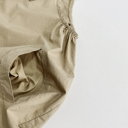 Cotton Strapped Overalls