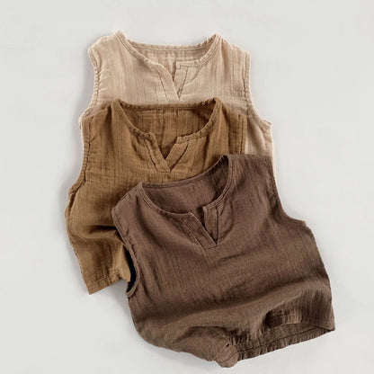 Summer Breathable Retro Tank Top