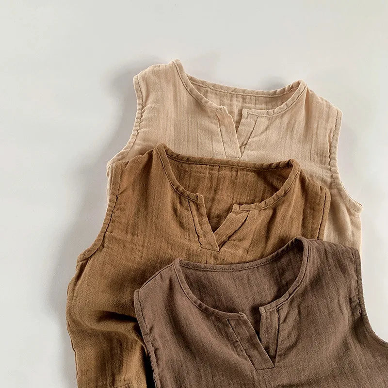 Summer Breathable Retro Tank Top