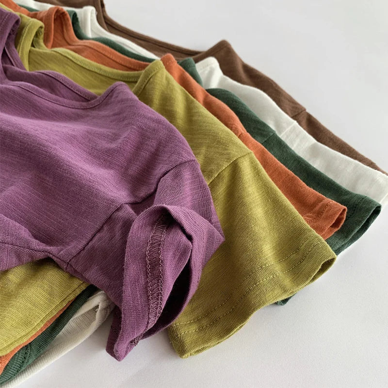 Cotton Short Sleeve Colourful Top