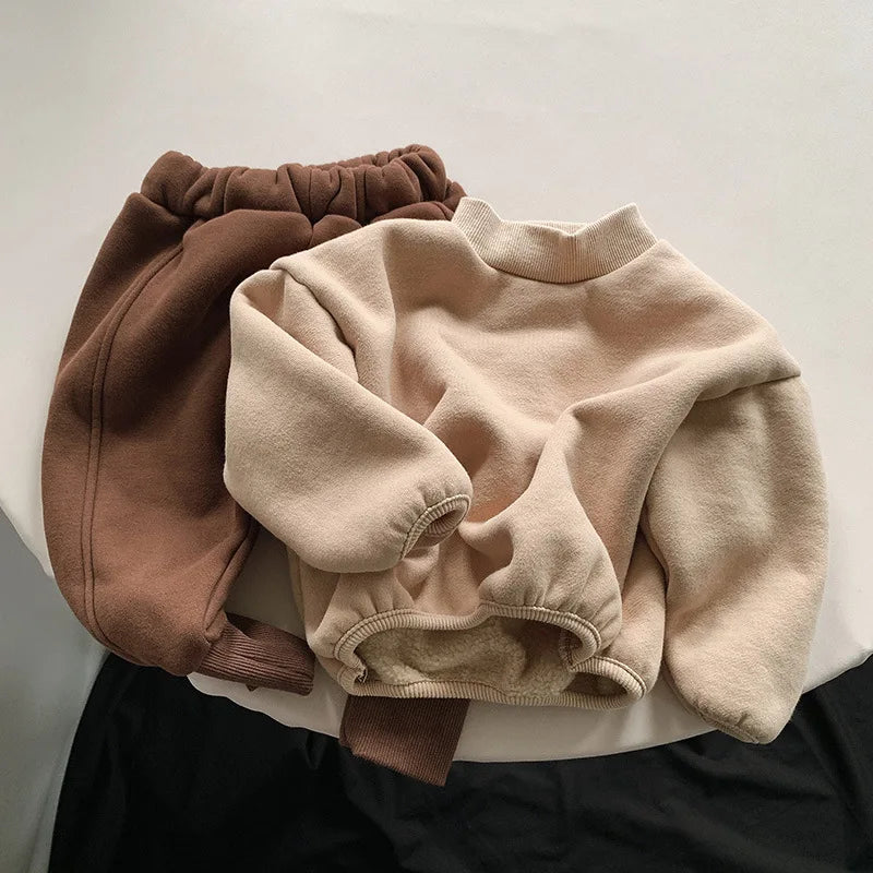 Fleece Turtleneck Sweatshirt