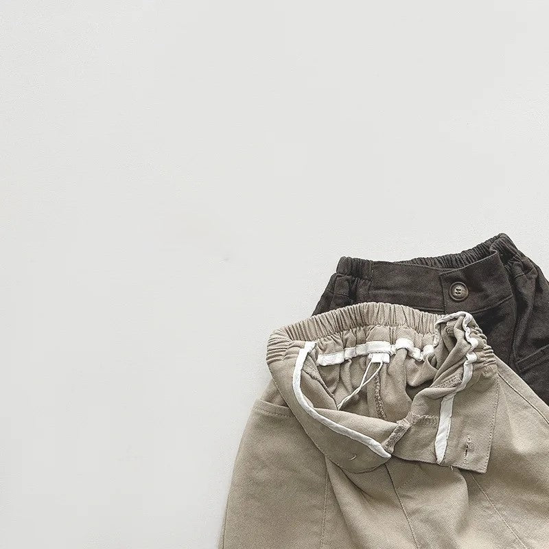 Spliced Straight Pants