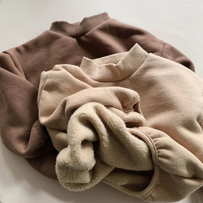 Fleece Turtleneck Sweatshirt