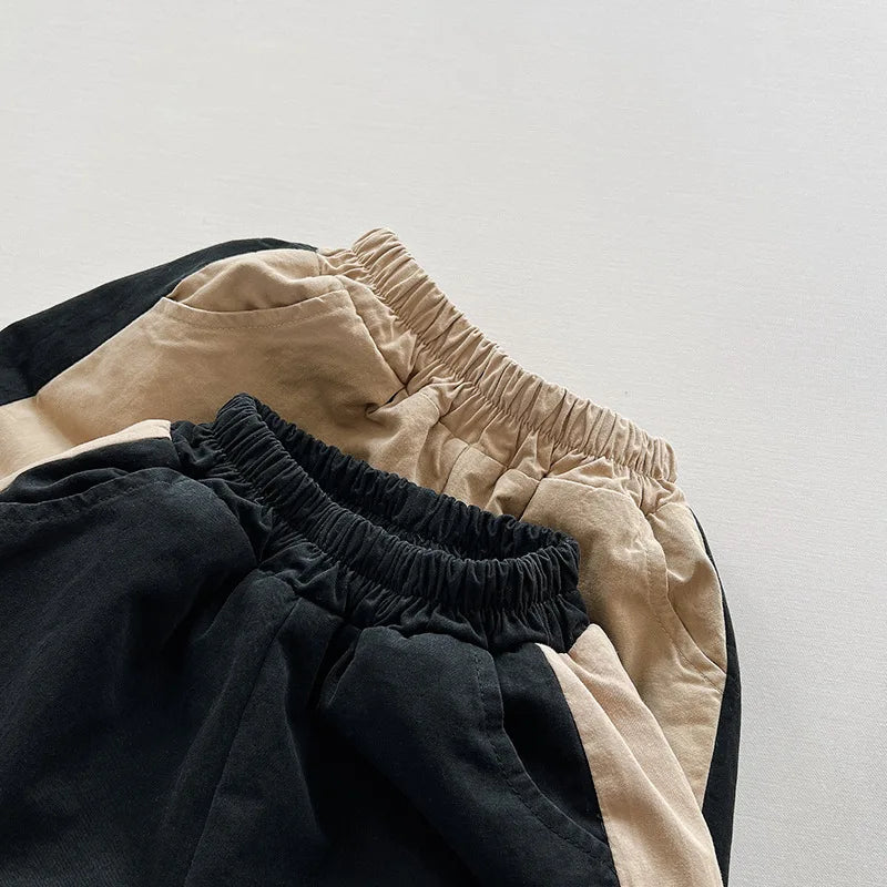 Vintage Black & Beige Winter Set - Pants