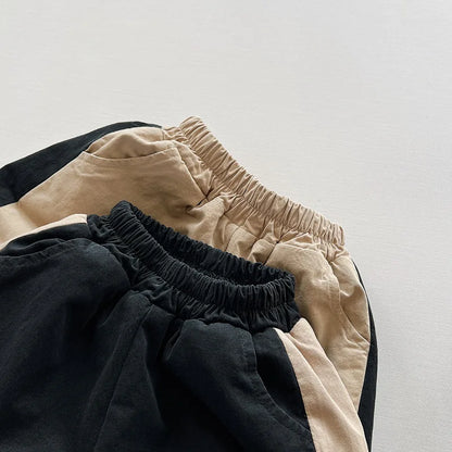 Vintage Black & Beige Winter Set - Pants