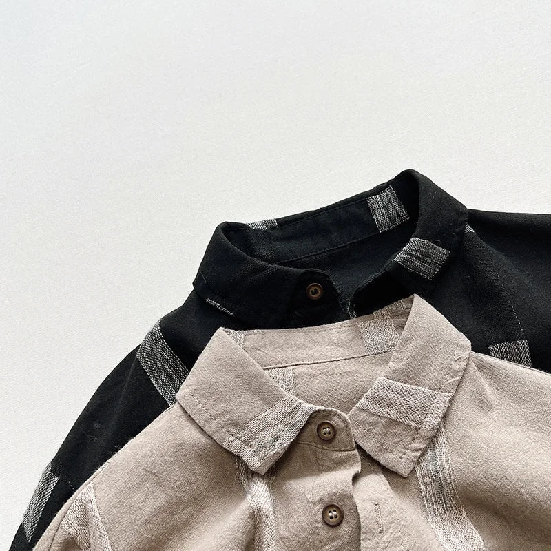 Patched Cotton Button Shirt
