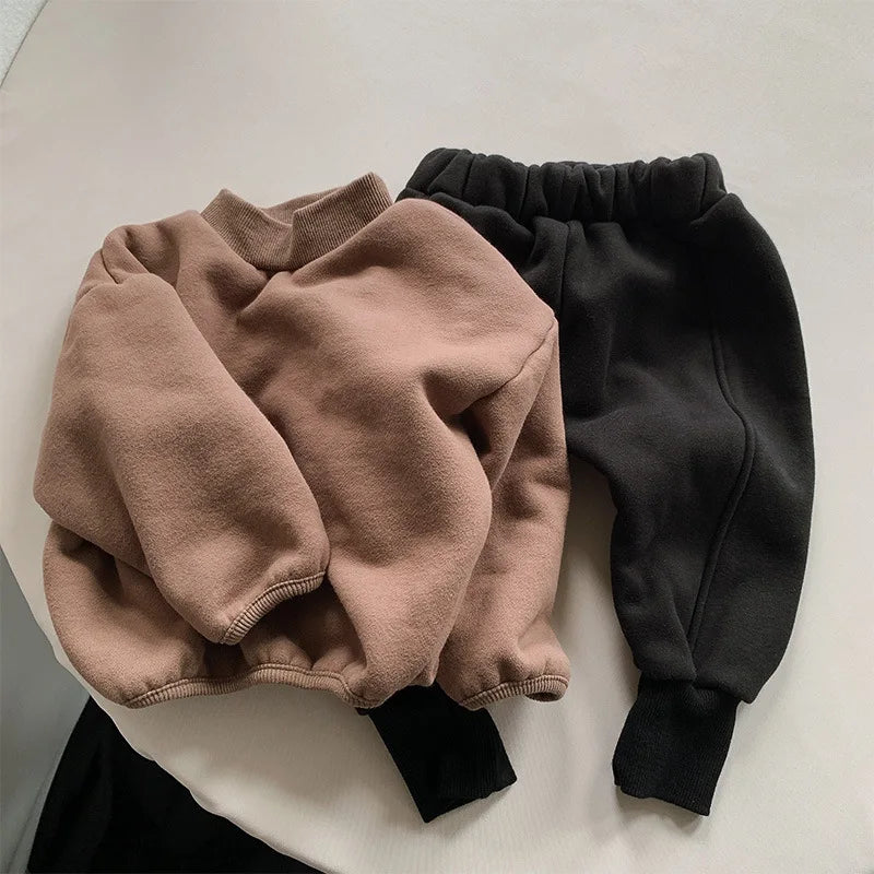 Fleece Turtleneck Sweatshirt