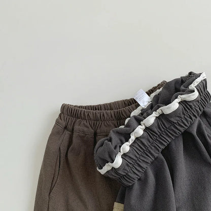 2-Colour Cotton Pants