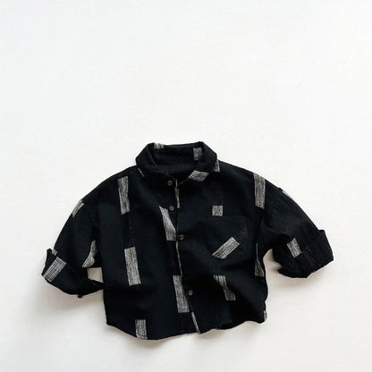 Patched Cotton Button Shirt