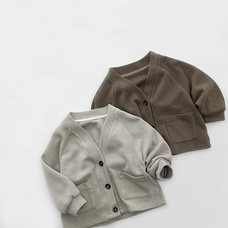 Cotton 2-Pocket Cardigan