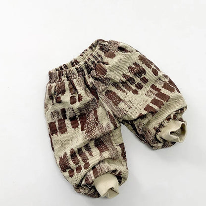 Corduroy Winter Print ButterMilk Pants