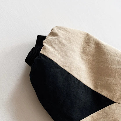 Vintage Black & Beige Winter Set - Jacket