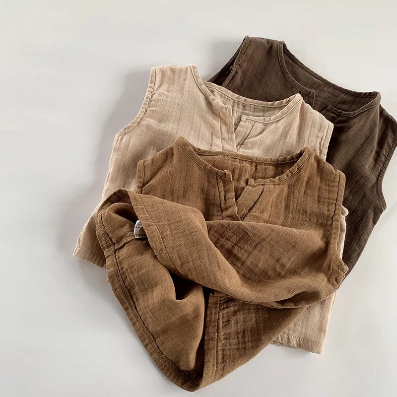 Summer Breathable Retro Tank Top