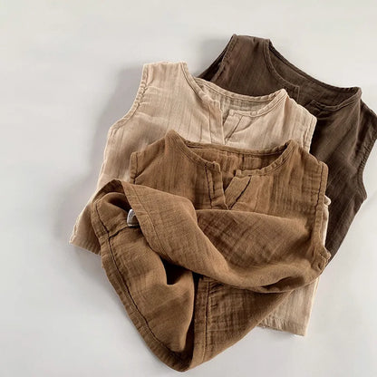 Summer Breathable Retro Tank Top