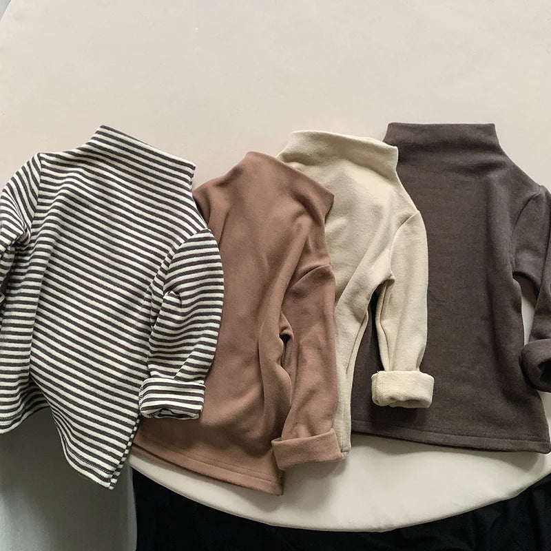 Warm Turtleneck Long Sleeve Soft Top