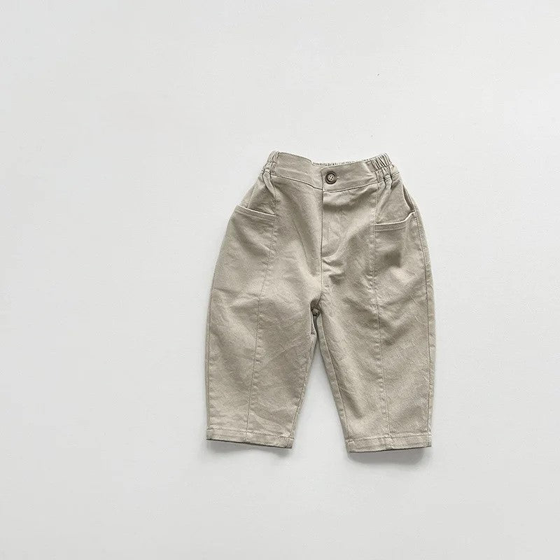 Spliced Straight Pants